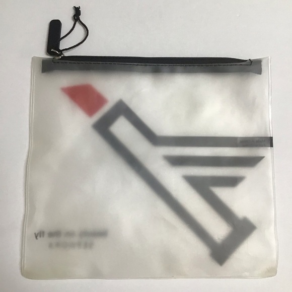 Sephora Red Lipstick Travel Bag Jet Beauty on the Fly Reusable Plastic Cosmetics - Picture 6 of 8